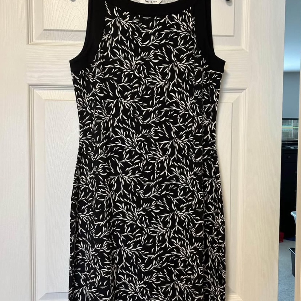 White House Black Market Black and White Dress - Women’s Size M